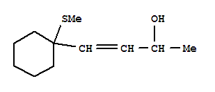 3-Buten-2-ol,4-[1-(methylthio)cyclohexyl]-(9ci) Structure,711028-55-6Structure