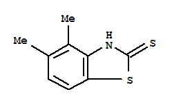 2(3H)-benzothiazolethione,4,5-dimethyl-(9ci) Structure,71216-19-8Structure