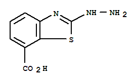 7-Benzothiazolecarboxylicacid,2-hydrazino-(9ci) Structure,71224-94-7Structure