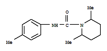 (9ci)-2,6-二甲基-n-(4-甲基苯基)-1-哌啶羧酰胺结构式_712302-11-9结构式