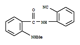 Benzamide, n-(2-cyanophenyl)-2-(methylamino)-(9ci) Structure,712309-23-4Structure