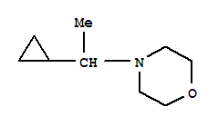 Morpholine, 4-(1-cyclopropylethyl)- Structure,71298-95-8Structure