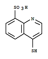 8-Quinolinesulfonic acid, 4-mercapto- Structure,71330-94-4Structure