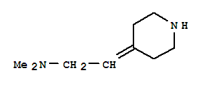 Ethanamine, n,n-dimethyl-2-(4-piperidinylidene)-(9ci) Structure,713486-71-6Structure