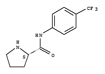 (2s)-(9ci)-n-[4-(三氟甲基)苯基]-2-吡咯烷羧酰胺结构式_713508-60-2结构式