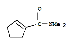 1-Cyclopentene-1-carboxamide,n,n-dimethyl-(9ci) Structure,71364-50-6Structure