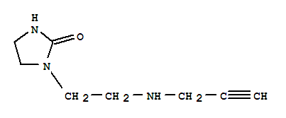 (9ci)-1-[2-(2-丙炔氨基)乙基]-2-咪唑啉酮结构式_714192-94-6结构式