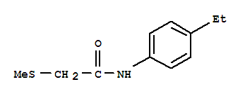 Acetamide, n-(4-ethylphenyl)-2-(methylthio)-(9ci) Structure,714262-82-5Structure