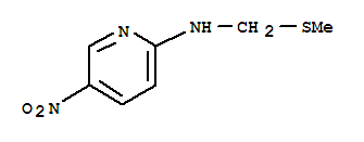 2-Pyridinamine,n-[(methylthio)methyl]-5-nitro-(9ci) Structure,71473-69-3Structure