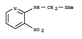 (9ci)-n-[(甲基硫代)甲基]-3-硝基-2-吡啶胺结构式_71473-71-7结构式