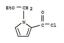 (9ci)-1-(乙氧基甲基)-1H-吡咯-2-羰酰氯结构式_714957-07-0结构式