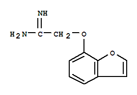 Ethanimidamide, 2-(7-benzofuranyloxy)-(9ci) Structure,716307-46-9Structure