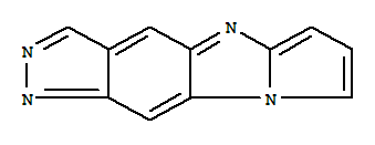 (9CI)-吡咯并[1,2:1,2]咪唑并[4,5-f]吲唑结构式_71648-55-0结构式