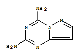 (9CI)-吡唑并[1,5-a]-1,3,5-三嗪-2,4-二胺结构式_71680-61-0结构式