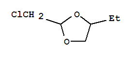 1,3-Dioxolane, 2-(chloromethyl)-4-ethyl- Structure,71686-27-6Structure