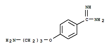 Benzenecarboximidamide, 4-(3-aminopropoxy)-(9ci) Structure,717096-13-4Structure