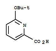 (9ci)-6-(1,1-二甲基乙氧基)-2-吡啶羧酸结构式_717105-06-1结构式