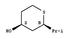 顺式-(9ci)-四氢-2-(1-甲基乙基)-2H-硫代吡喃-4-醇结构式_71747-28-9结构式