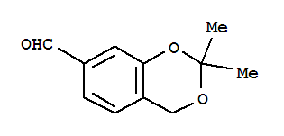 2,2-Dimethyl-4H-benzo[d][1,3]dioxine-7-carbaldehyde Structure,71780-43-3Structure