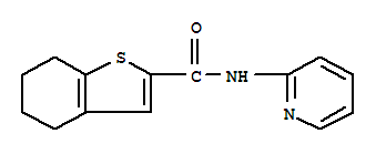 (9ci)-4,5,6,7-四氢-n-2-吡啶-苯并[b]噻吩-2-羧酰胺结构式_717873-20-6结构式