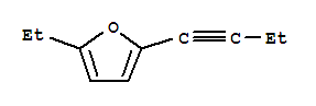 (9ci)-2-(1-丁炔基)-5-乙基-呋喃结构式_71860-16-7结构式