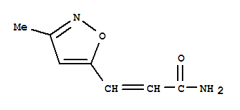 (9ci)-3-(3-甲基-5-异噁唑基)-2-丙酰胺结构式_71865-09-3结构式