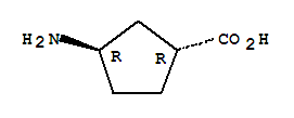 (1R,3R)-3-氨基环戊烷羧酸结构式_71869-43-7结构式