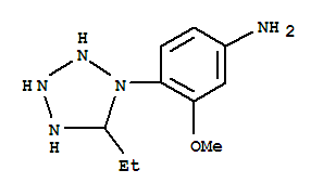 (5ci)-1-(4-氨基-2-甲氧基苯基)-5-乙基-1H-四唑结构式_719297-53-7结构式