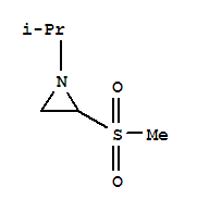 (9ci)-1-(1-甲基乙基)-2-(甲基磺酰基)-氮丙啶结构式_71993-42-5结构式