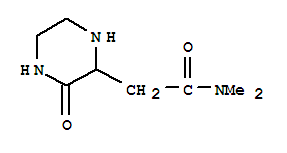 (9ci)-N,N-二甲基-3-氧代-2-哌嗪乙酰胺结构式_719999-82-3结构式