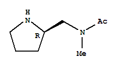 (9ci)-n-甲基-n-[(2r)-2-吡咯烷甲基]-乙酰胺结构式_720000-36-2结构式