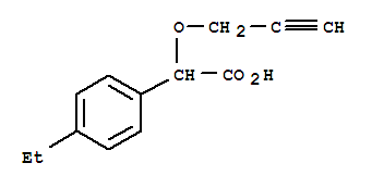 (9ci)-4-乙基-alpha-(2-丙炔氧基)-苯乙酸结构式_720707-14-2结构式