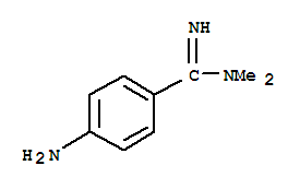 Benzenecarboximidamide, 4-amino-n,n-dimethyl-(9ci) Structure,721387-57-1Structure