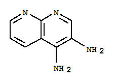 1,8-萘啶-3,4-二胺结构式_72235-44-0结构式