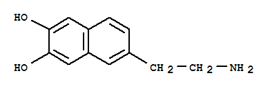 2,3-Naphthalenediol, 6-(2-aminoethyl)-(9ci) Structure,72328-92-8Structure