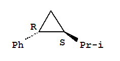 Benzene, [(1r,2s)-2-(1-methylethyl)cyclopropyl]-, rel-(9ci) Structure,72359-62-7Structure