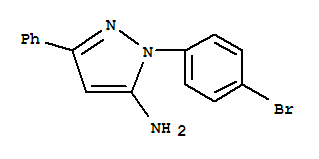 2-(4-Bromo-phenyl)-5-phenyl-2h-pyrazol-3-ylamine Structure,72411-50-8Structure