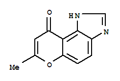 Pyrano[3,2-e]benzimidazol-9(1h)-one, 7-methyl-(9ci) Structure,72435-16-6Structure