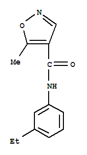 4-Isoxazolecarboxamide,n-(3-ethylphenyl)-5-methyl-(9ci) Structure,724436-22-0Structure