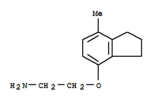 Ethanamine, 2-[(2,3-dihydro-7-methyl-1h-inden-4-yl)oxy]-(9ci) Structure,724441-06-9Structure