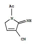 (9ci)-1-乙酰基-2,5-二氢-2-亚氨基-1H-吡咯-3-甲腈结构式_724462-22-0结构式