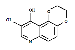 1,4-Dioxino[2,3-f]quinolin-10-ol, 9-chloro-2,3-dihydro- Structure,724788-62-9Structure