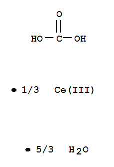 Carbonicacid, cerium(3+) salt (3:1), pentahydrate Structure,72520-94-6Structure