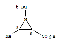 顺式-(9ci)-1-(1,1-二甲基乙基)-3-甲基-2-氮丙啶羧酸结构式_725201-81-0结构式