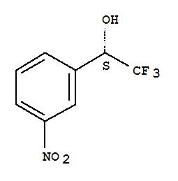 (s)-(9ci)-3-硝基-alpha-(三氟甲基)-苯甲醇结构式_72522-42-0结构式