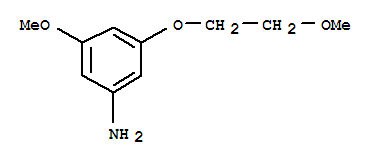 Benzenamine, 3-methoxy-5-(2-methoxyethoxy)-(9ci) Structure,725237-15-0Structure