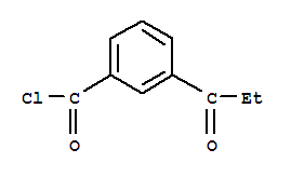 (9ci)-3-(1-氧代丙基)-苯甲酰氯结构式_72563-47-4结构式