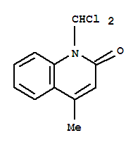 2(1H)-quinolinone,1-(dichloromethyl)-4-methyl-(9ci) Structure,72566-83-7Structure