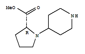 (R)-1-piperidin-4-yl-pyrrolidine-2-carboxylic acid methyl ester Structure,726185-39-3Structure