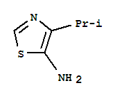 4-异丙基噻唑-5-胺结构式_72632-66-7结构式